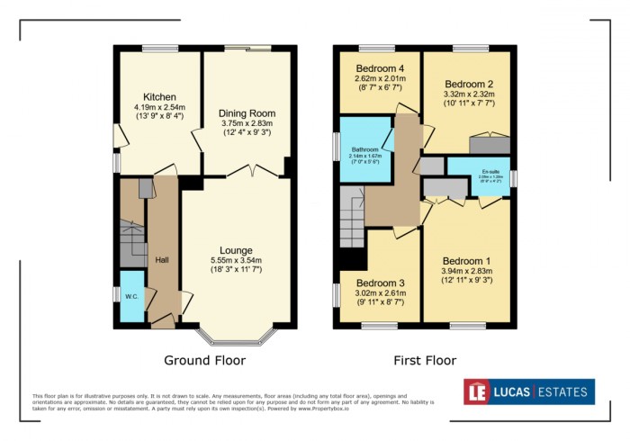 Floorplan for Rhodfa Glascoed, Blackwood