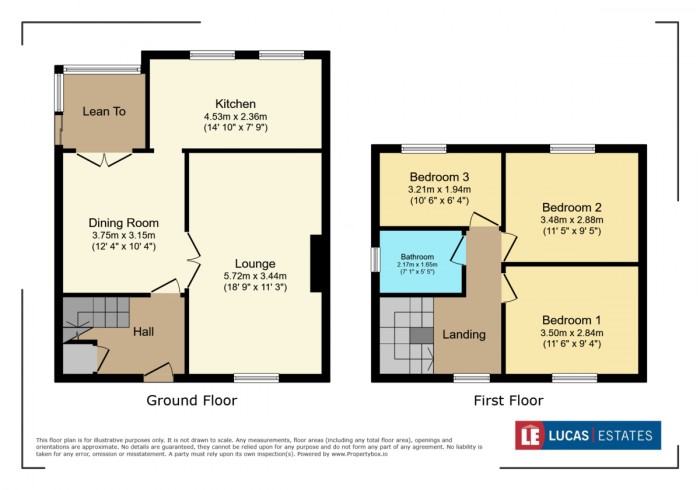 Floorplan for Woodfield Terrace, Tir-y-berth, Hengoed