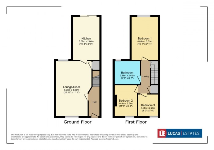 Floorplan for Brynhyfryd Street, Pontllanfraith