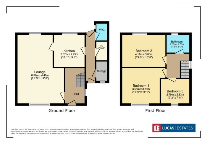 Floorplan for Pleasant View, Maesycwmmer