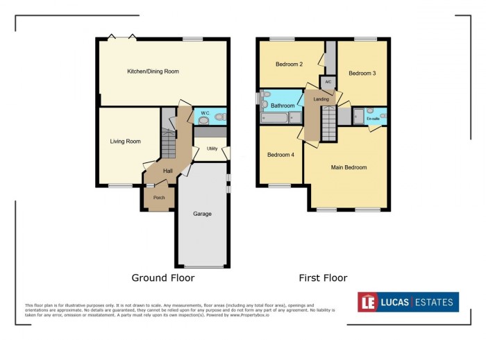 Floorplan for Glan-Yr-Afon Lane, Fleur De Lis