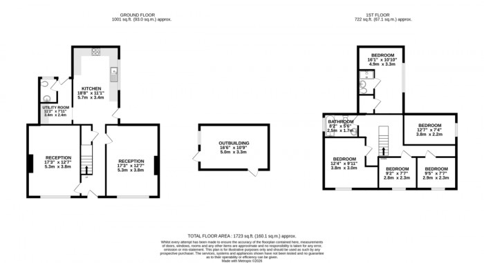 Floorplan for Blackbrook, Treharris