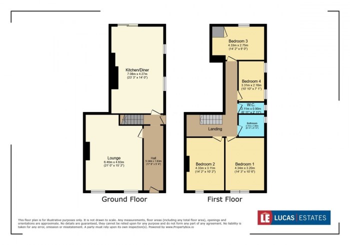 Floorplan for Post Office Buildings, Pengam, Blackwood