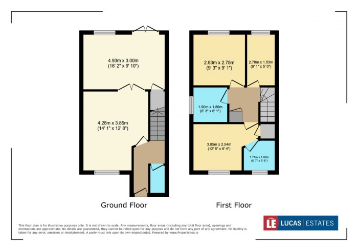 Floorplan for Cae Canol, Hengoed