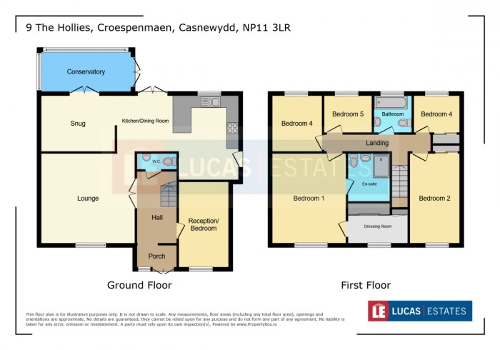 Floorplan for The Hollies, Crumlin, Newport
