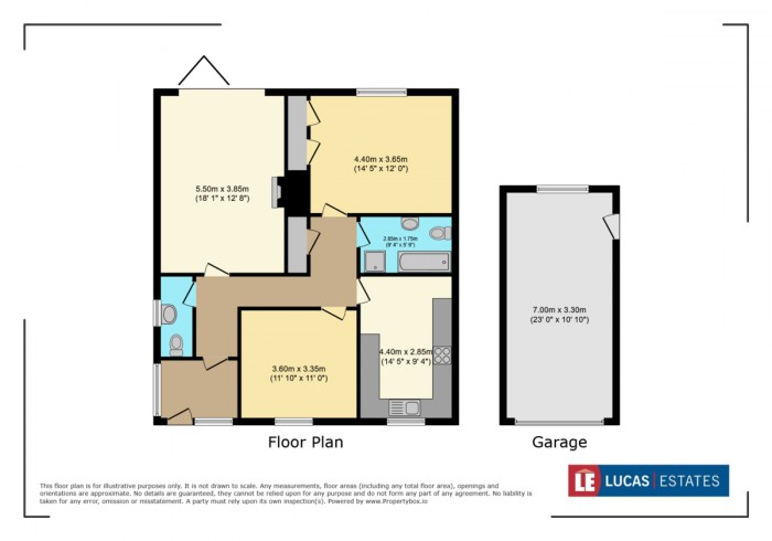 Floorplan for The Chase, Verwood, Bournemouth
