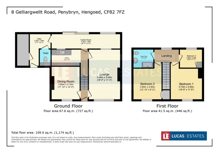 Floorplan for Gelliargwellt Road, Penybryn