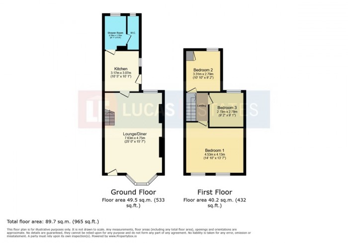 Floorplan for Bedwellty Road, Aberbargoed, Bargoed