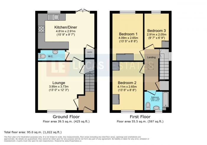 Floorplan for Bryngolwg, Crumlin