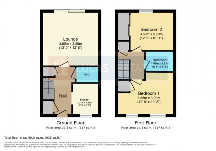 Floorplan for Harrier Avenue, Penallta, Hengoed