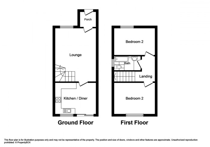 Floorplan for Clos Llyswen, Penpedairheol
