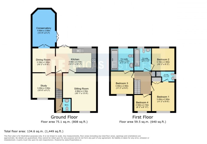 Floorplan for Valley Meadow Close, Newbridge